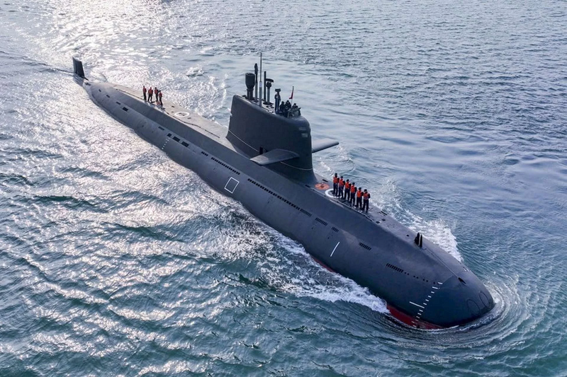 Tàu ngầm Hangor giúp Pakistan nâng cao năng lực răn đe với ngư lôi, tên lửa chống hạm và thời gian lặn kéo dài. Ảnh: Army Recognition