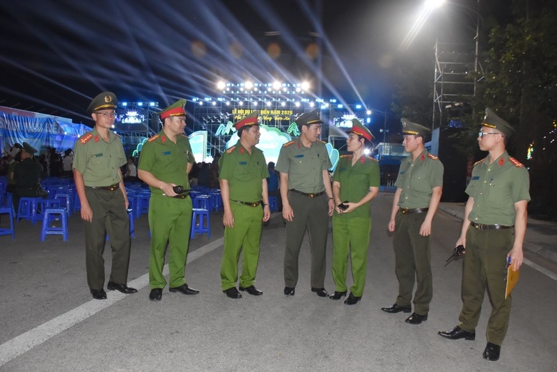 Công an Thanh Hóa đã chủ động xây dựng và triển khai các biện pháp, phương án, kế hoạch bảo đảm an ninh, trật tự nên trong 4 ngày nghỉ lễ 30/4 - 1/5. Ảnh: Công an Thanh Hóa
