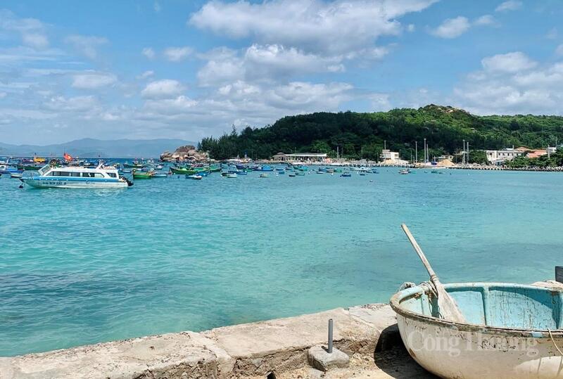 Khi những chuyến đò rẽ sóng rời bến, không chỉ có người lớn ra khơi mà còn có những học sinh mang theo ba lo và ước mơ rời đảo.