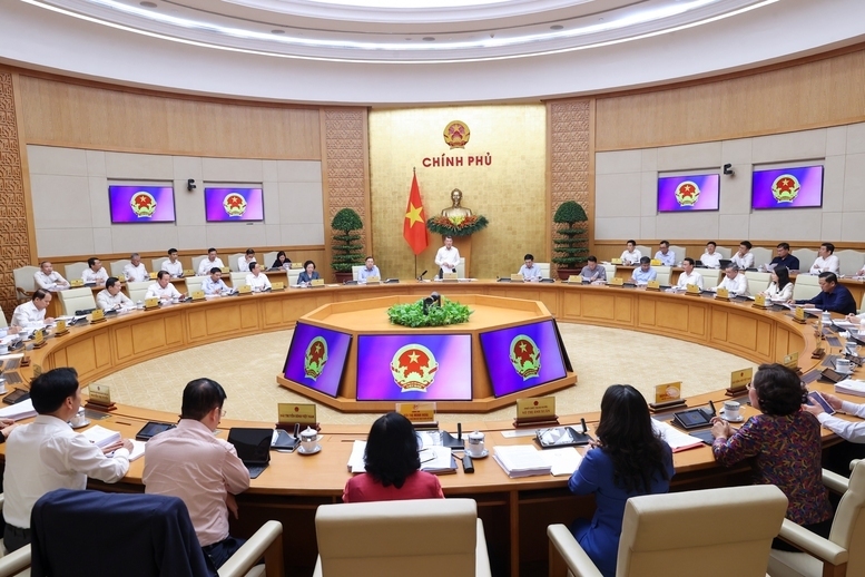 Thủ tướng Chính phủ Lê Minh Hưng chủ trì phiên họp Chính phủ thường kỳ tháng 4/2026 - phiên họp Chính phủ thường kỳ đầu tiên của Chính phủ khóa XVI - Ảnh: VGP/Nhật Bắc