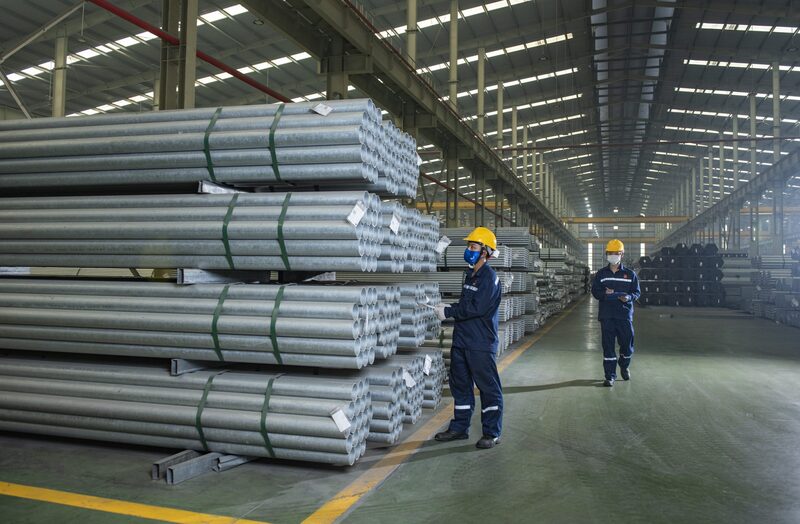 Ủy ban Chống bán phá giá Australia khởi xướng điều tra chống bán phá giá sản phẩm thép mạ kẽm từ Hàn Quốc và Việt Nam. Ảnh: Anh Khoa