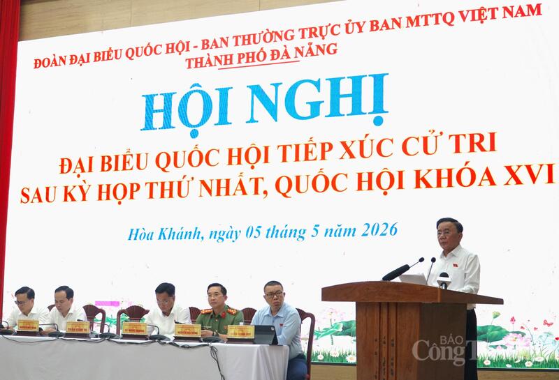 Đoàn Đại biểu Quốc hội TP. Đà Nẵng tiếp xúc cử tri các phường: Hòa Khánh, Hải Vân, Liên Chiểu sau kỳ họp thứ Nhất, Quốc hội khóa XVI
