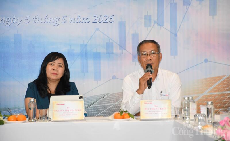 Ông Bùi Trung Kiên - Phó Tổng giám đốc EVNHCMC. Ảnh: Thanh Minh
