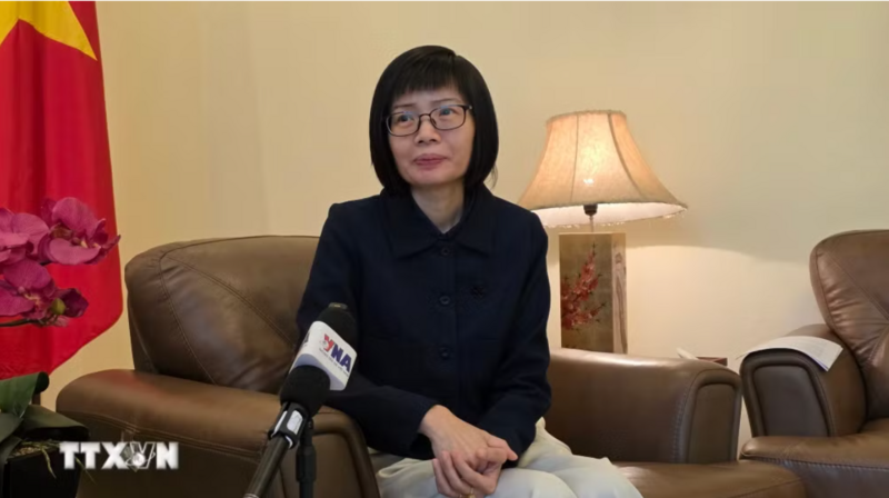 Đại sứ Tôn Thị Ngọc Hương, Trưởng Phái đoàn đại diện thường trực Việt Nam tại ASEAN. (Ảnh: Minh Thái/TTXVN)