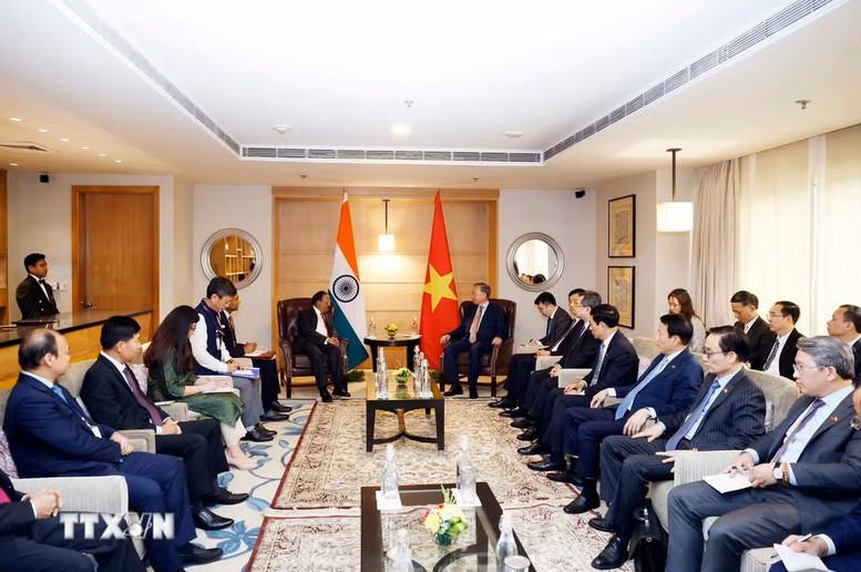 Hai bên cũng nhất trí tiếp tục tăng cường tham vấn chiến lược, phối hợp chặt chẽ tại các diễn đàn khu vực và quốc tế. Ảnh: TTXVN