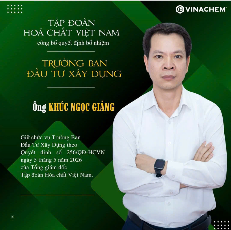 Tập đoàn Hóa chất Việt Nam kiện toàn nhân sự cấp ban - 2