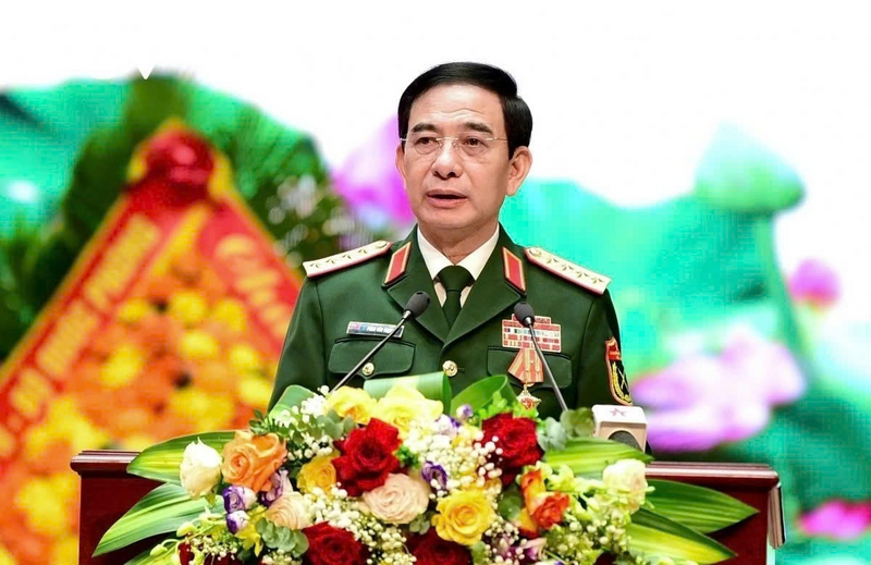 Đại tướng Phan Văn Giang - Ủy viên Bộ Chính trị, Phó Bí thư Quân ủy Trung ương, Phó Thủ tướng Chính phủ, Bộ trưởng Bộ Quốc phòng. Ảnh: Quỳnh Trang