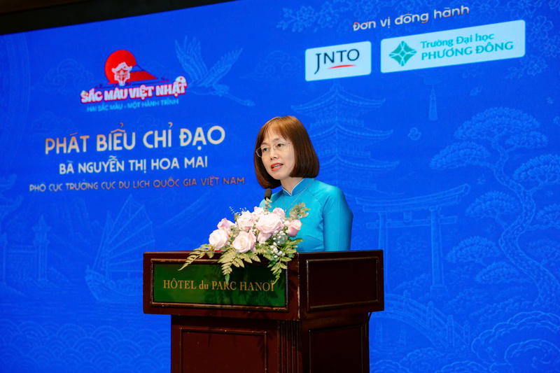 Bà Nguyễn Thị Hoa Mai - Phó Cục trưởng Cục Du lịch Quốc gia Việt Nam. Ảnh: Ban tổ chức