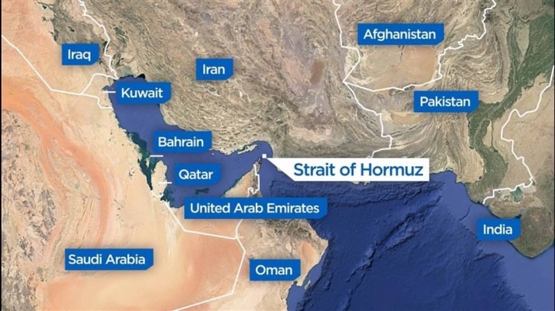 Eo biển Hormuz. Nguồn: Al Jazeera