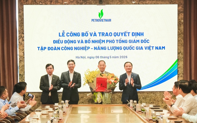 Lãnh đạo Petrovietnam chúc mừng tân Phó Tổng Giám đốc Cao Hoài Dương