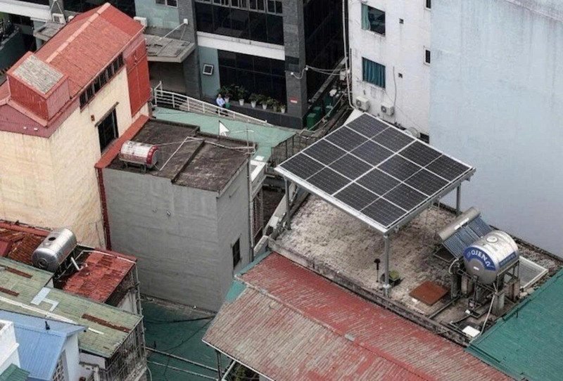 Dự án lắp đặt hệ thống điện mặt trời đầu tiên của SKYWORTH PV tại Hà Nội.