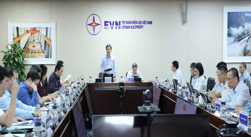 Cuộc làm việc giữa Đoàn công tác của Thường trực Ủy ban Khoa học, Công nghệ và Môi trường với Tập đoàn Điện lực Việt Nam.