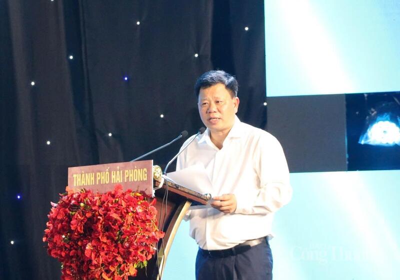 Ông Lê Trung Kiên, Phó Chủ tịch UBND TP. Hải Phòng phát biểu tại sự kiện.