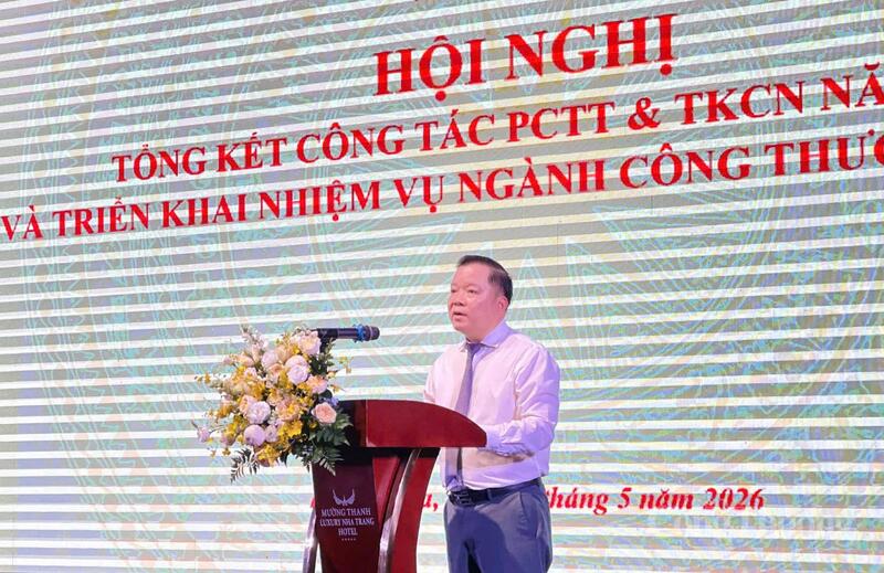 Ông Phạm Tuấn Anh, Cục trưởng Cục Kỹ thuật an toàn và Môi trường công nghiệp phát biểu kết luận tại hội nghị. Ảnh: Lê Sơn