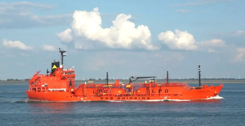 Tàu Avenir Gas được đóng tại Nhật Bản năm 2015, có sức chở 5.000 CBM. Ảnh: Petrovietnam