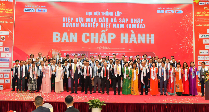 Đại hội thành lập Hiệp hội Mua bán và Sáp nhập doanh nghiệp Việt Nam (VMAA). Ảnh: Bảo Thoa