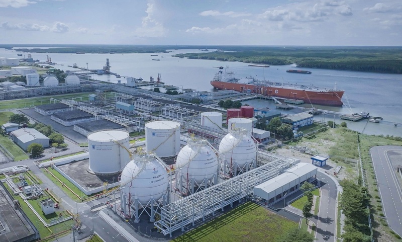 Hạ tầng kho lạnh LPG Thị Vải góp phần nâng cao năng lực điều phối và cung ứng LPG cho thị trường của PV GAS. Ảnh: PV GAS
