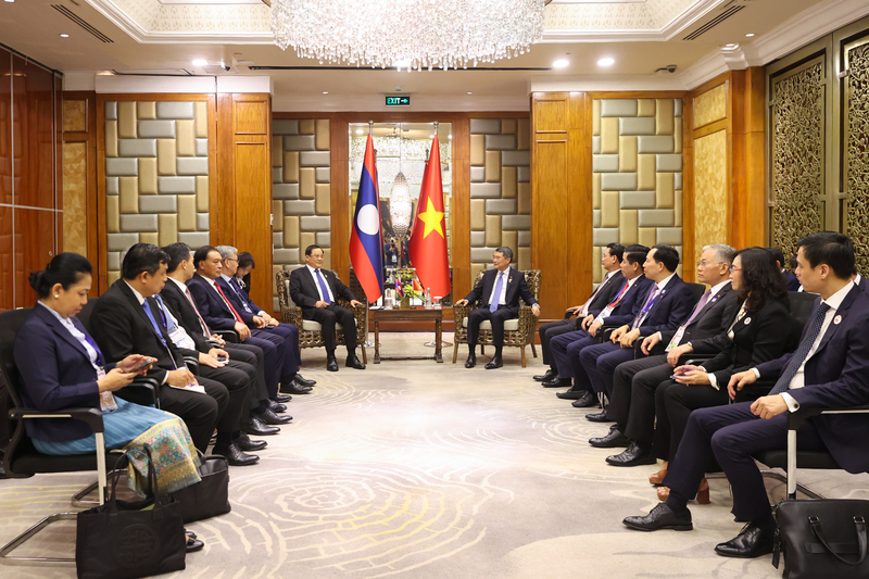Hai Thủ tướng cũng nhất trí về một số phương hướng triển khai quan hệ hợp tác giữa hai nước trong thời gian tới - Ảnh: VGP/Nhật Bắc