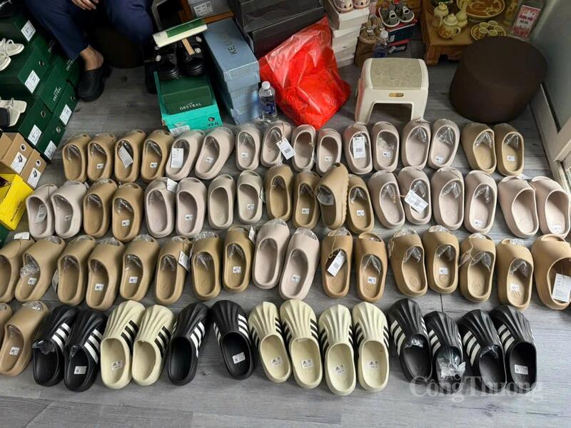 Hà Tĩnh: Xử phạt cơ sở kinh doanh sản phẩm giả nhãn hiệu Adidass - 1