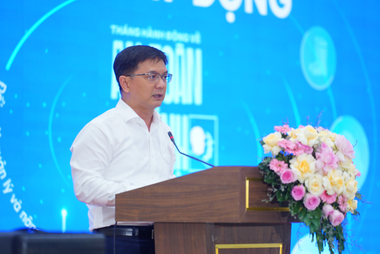 Ông Nguyễn Mạnh Cường - Phó Chủ tịch UBND TP. Hồ Chí Minh - phát biểu tại lễ phát động. Ảnh: Duy Lộc
