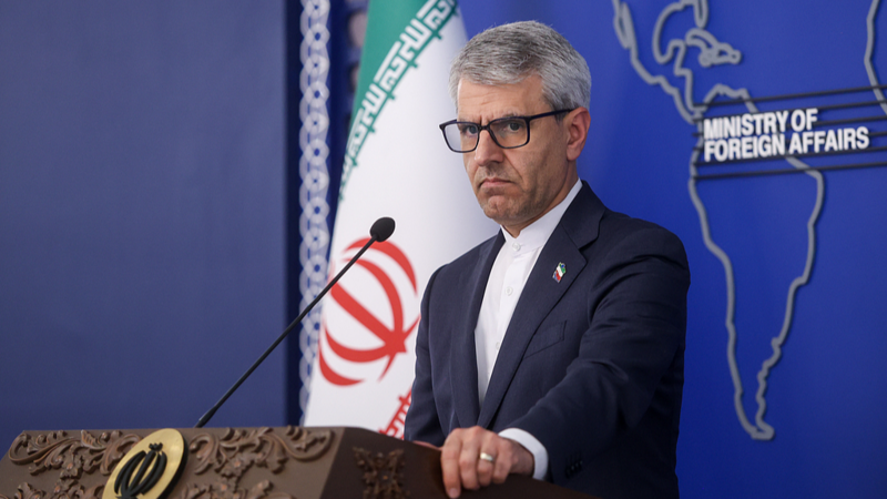 Người phát ngôn Bộ Ngoại giao Iran Esmaeil Baghaei đã công khai chỉ trích phát biểu của Tổng thống Mỹ Donald Trump liên quan khả năng tấn công Iran. Ảnh: CGTN.