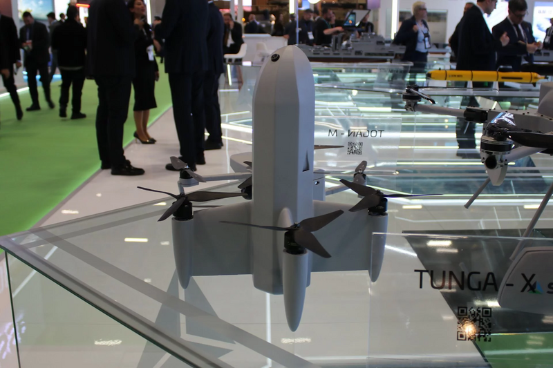UAV đánh chặn TUNGA-X của Thổ Nhĩ Kỳ có tốc độ 300 km/h, được phát triển để săn UAV cảm tử. Ảnh: STM