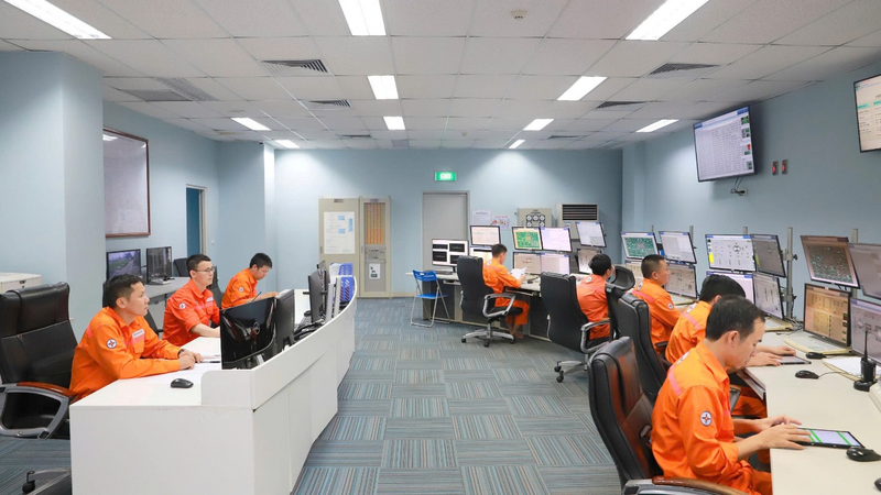 Phòng điều khiển trung tâm - Nhà máy Nhiệt điện Nghi Sơn 1.