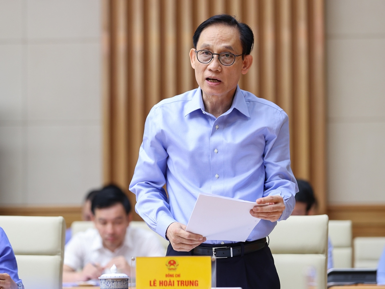Bộ trưởng Bộ Ngoại giao Lê Hoài Trung phát biểu - Ảnh: VGP/Nhật Bắc