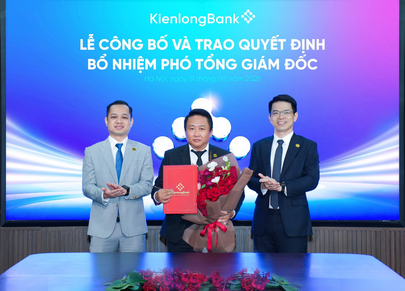 KienlongBank tổ chức lễ trao quyết định bổ nhiệm ông Phan Đức Kha đảm nhiệm vị trí Phó Tổng Giám đốc