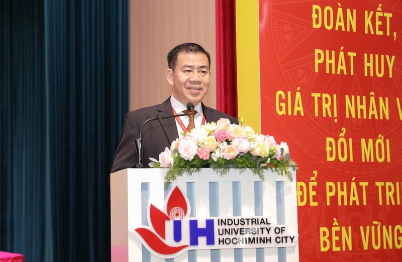 PGS. TS Phan Hồng Hải - Bí thư Đảng ủy, Hiệu trưởng Trường Đại học Công nghiệp TP. Hồ Chí Minh. Ảnh: Thanh Minh