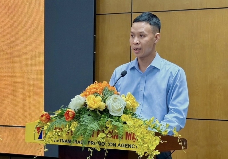 Ông Vũ Việt Thành, đại diện Vụ Phát triển thị trường nước ngoài (Bộ Công Thương). Ảnh: Minh Hương