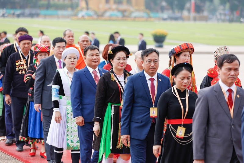 Các đại biểu về tham dự đại hội