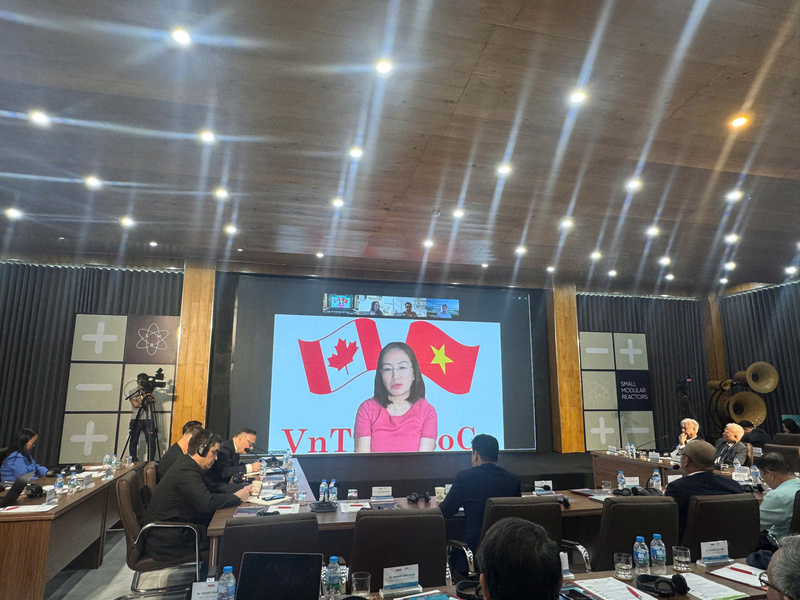 TS. Trần Thu Quỳnh, Tham tán thương mại, Thương vụ Việt Nam tại Canada, Trưởng nhóm công tác về Năng lượng Canada - Việt Nam. Ảnh: Hoàng Giang
