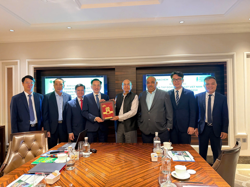 Tại New Delhi, Vinachem đã làm việc với nhiều tập đoàn, doanh nghiệp hàng đầu trong lĩnh vực phân bón, hóa chất nông nghiệp và năng lượng xanh. Ảnh: Vinachem.