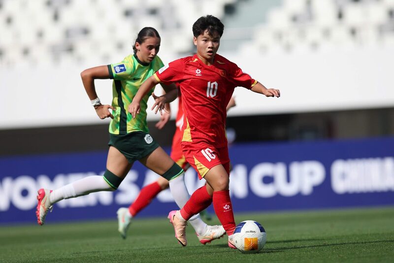 Dù rất nỗ lực nhưng U17 Việt Nam không thể lật ngược tình thế. Ảnh: VFF.