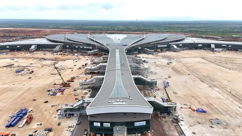 Hạ tầng liên vùng cùng Sân bay Long thành tăng tốc tạo động lực bứt phá cho thành phố Đồng Nai. Ảnh: NVL