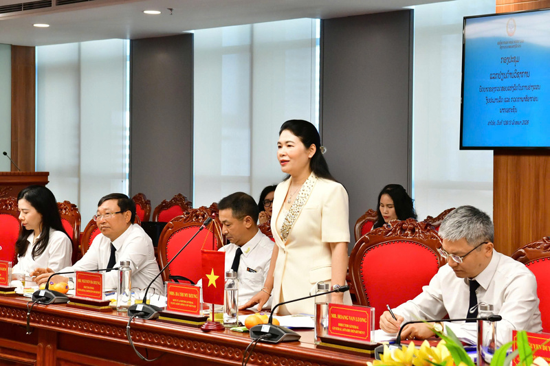 Phó Tổng Kiểm toán nhà nước Hà Thị Mỹ Dung phát biểu tại hội nghị. Ảnh: Minh Thúy