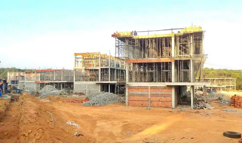 Trường nội trú liên cấp vùng biên là dự án có ý nghĩa đặc biệt quan trọng. Ảnh: Huy Toàn