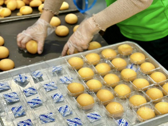 Sản phẩm bông lan mochi trứng chảy Baki Food.