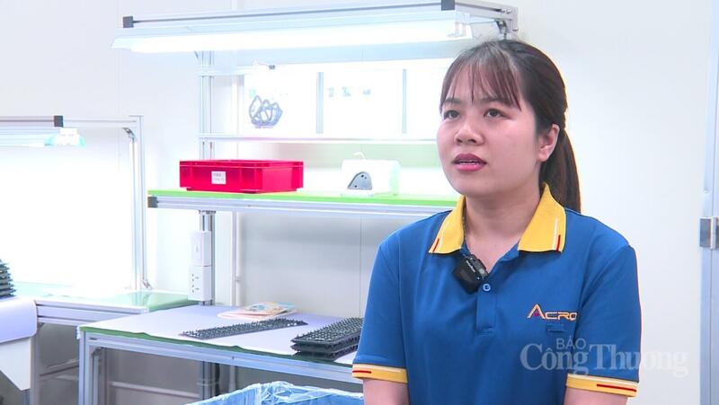 Chị Thân Thị Phương, Phó Chủ tịch Công đoàn Công ty TNHH International ACRO.