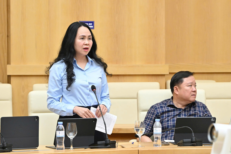 Bà Lê Hoàng Oanh, Cục trưởng Cục Thương mại điện tử và Kinh tế số. Ảnh: Cấn Dũng