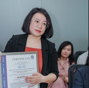 Theo Phạm Thị Thùy Anh, việc MXV đạt chứng nhận ISO/IEC 27001:2022 là dấu mốc quan trọng trong quá trình nâng cao tiêu chuẩn quản trị