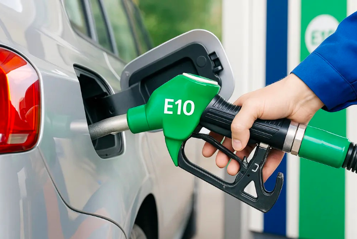 Xăng sinh học E10 giá cao nhất không quá 25.120 đồng/lít. Ảnh minh hoạ