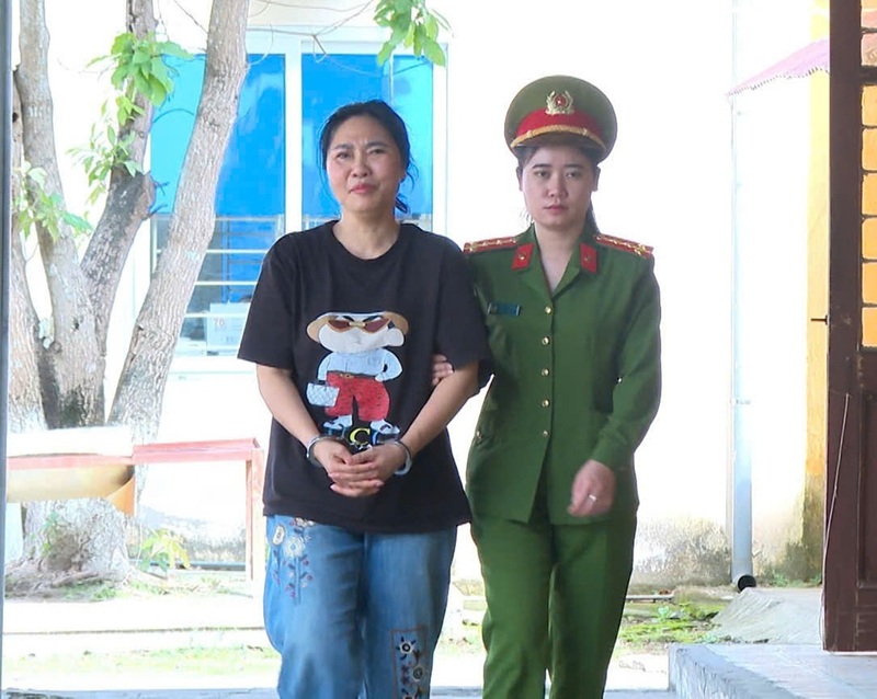 Đối tượng Lê Thị Thảo. Ảnh: Công an Thanh Hóa