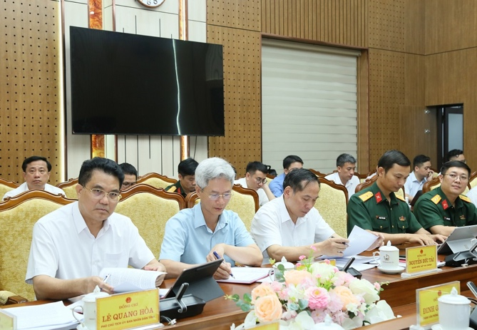 Các đại biểu tham dự cuộc họp triển khai nhiệm vụ khoa học công nghệ. Ảnh CTTĐT Hưng Yên