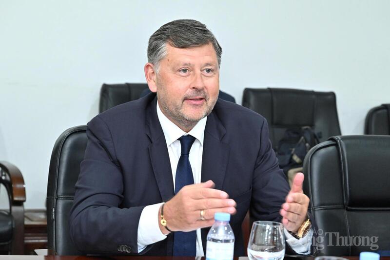 Ông Olivier Langlet, Tổng Giám đốc Tập đoàn Central Retail. Ảnh: Cấn Dũng