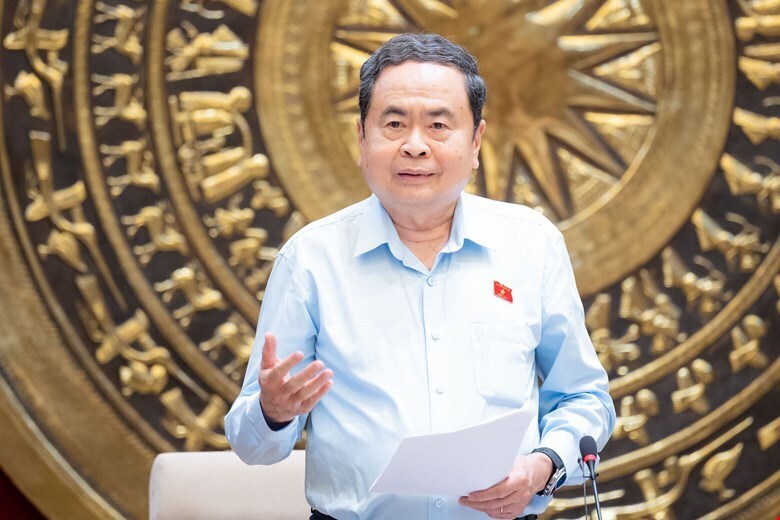 Chủ tịch Quốc hội Trần Thanh Mẫn đánh giá cao sự đóng góp của Ủy ban Quốc phòng, An ninh và Đối ngoại trong phát triển đất nước.