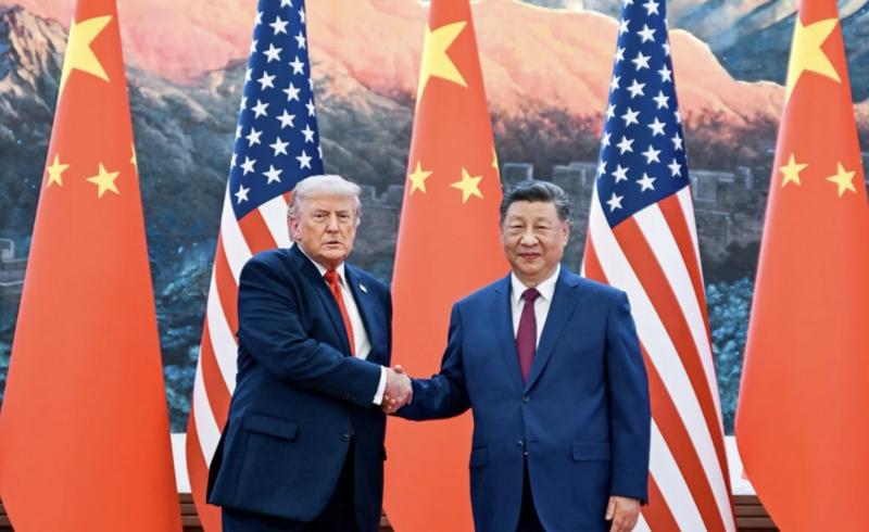 Tổng thống Mỹ Donald Trump và Chủ tịch Trung Quốc Tập Cận Bình. Ảnh: SCMP