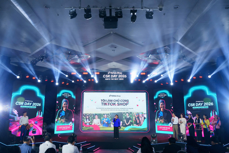 Bà Đặng Thị Thơ, nhà bán hàng trên TikTok Shop đến từ Lạng Sơn chia sẻ tại chương trình