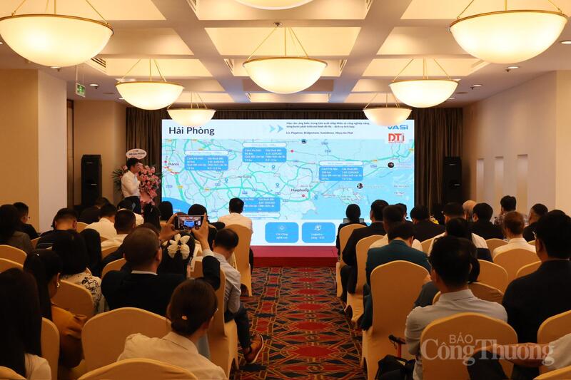 Công bố 7 điểm phát triển hạ tầng công nghiệp hỗ trợ trọng điểm tại khu vực miền Bắc. Ảnh: Phương Hà